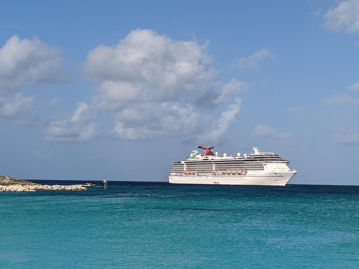 Carnival Pride in Half Moon Cay