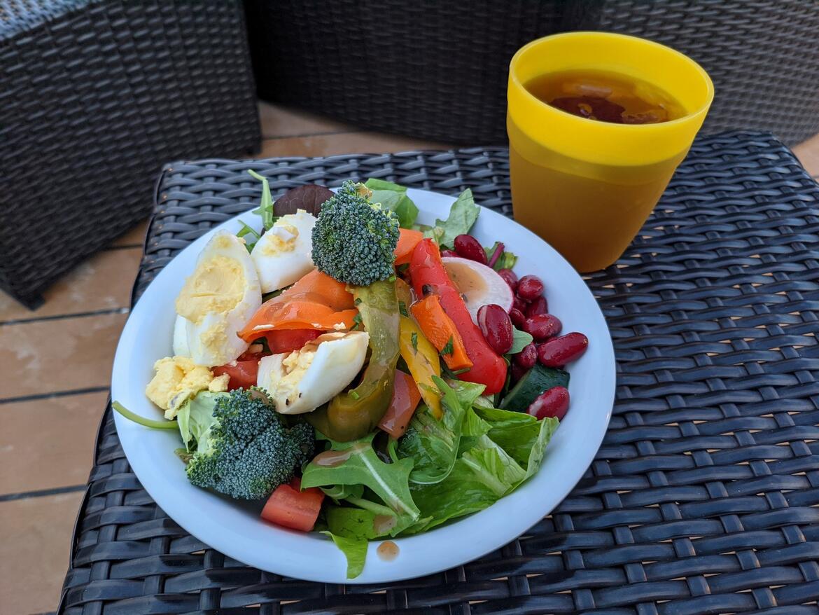 Salad on Carnival Pride