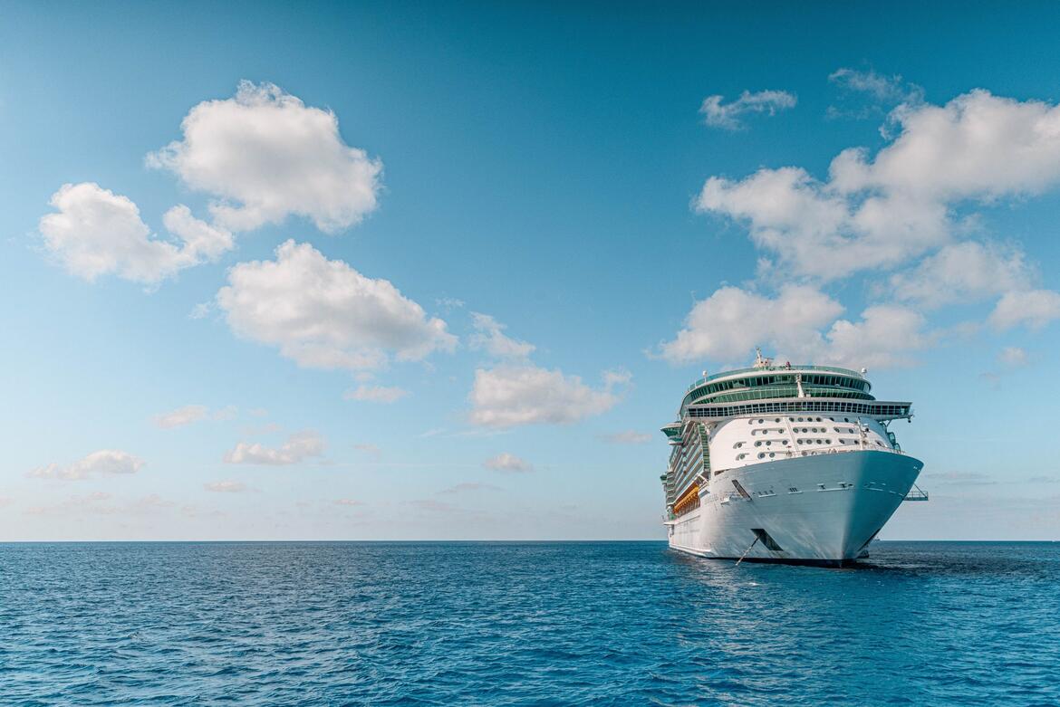 Cruise ship on the water