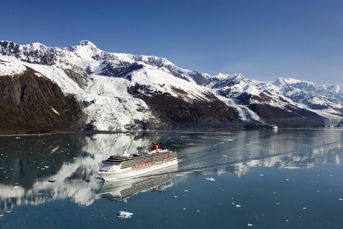 Carnival Freedom sailing in Alaska