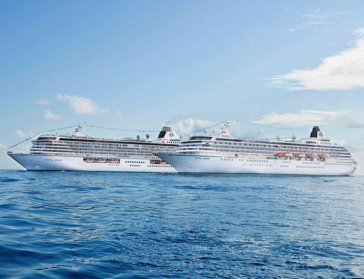 Two Crystal Cruises ships