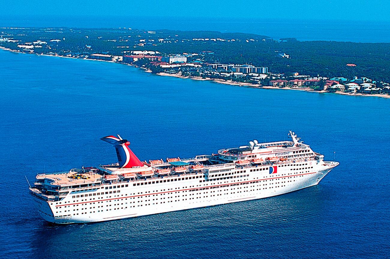 carnival paradise cruise ship sinking