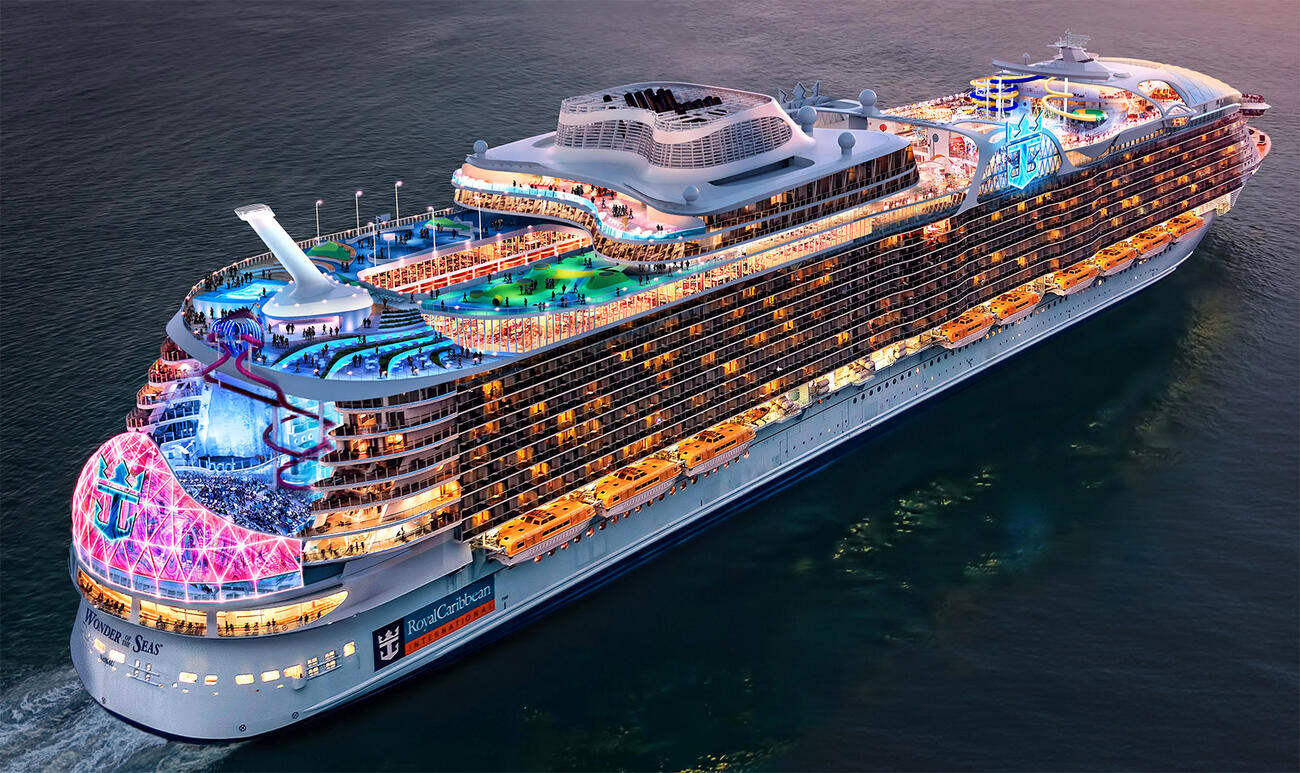 biggest cruise ships worldwide