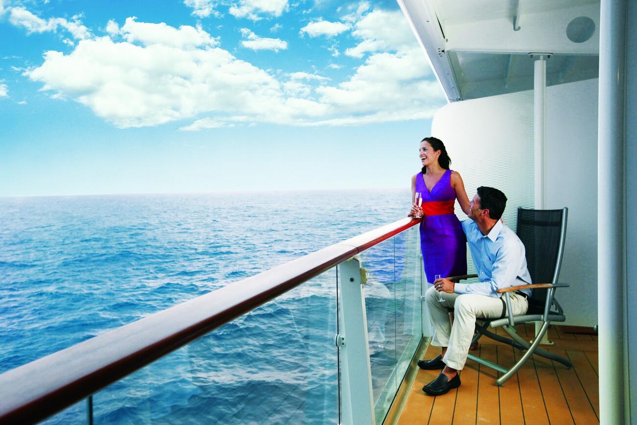 misty cruise ship balcony
