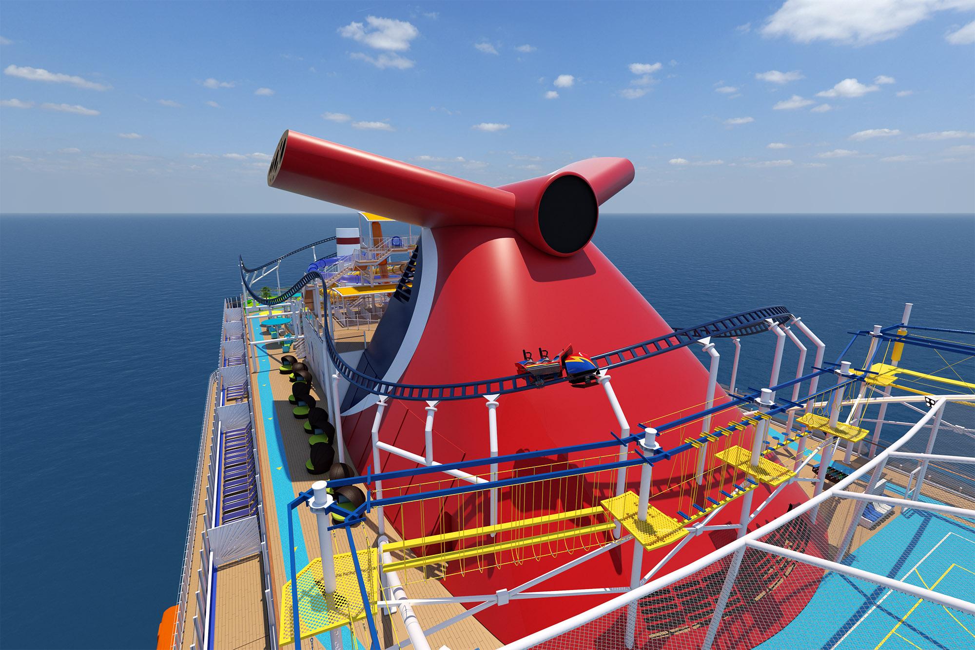 Carnival Cruise Line tests new cruise ship roller coaster | Cruise.Blog