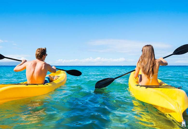 Kayak excursion in Bahamas
