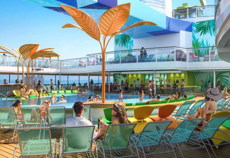 dyssey of the Seas will be the first Quantum Ultra Class ship to feature two open-air, resort-style pools.