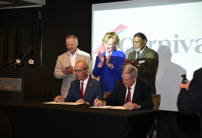 Carnival Cruise Line Signs Three-Year Extension with City of Mobile