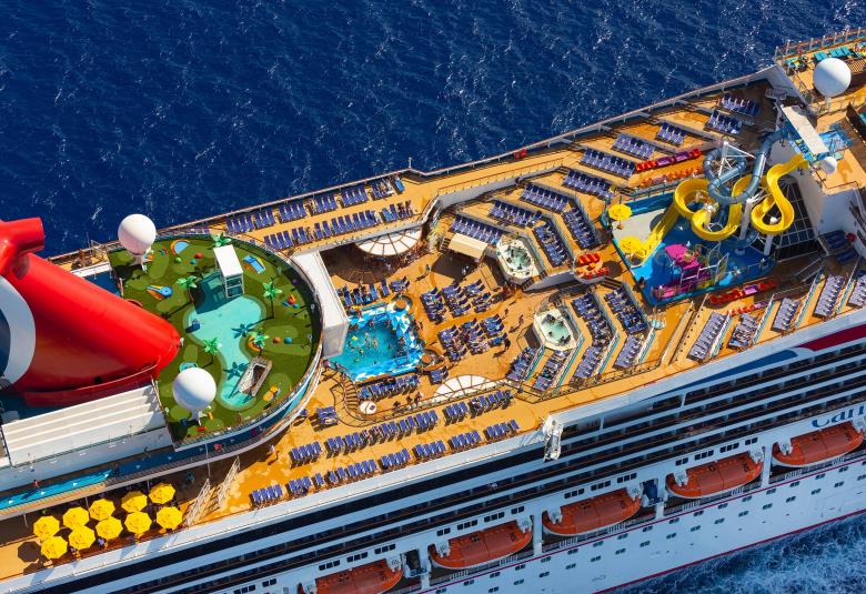 Carnival sunshine top deck
