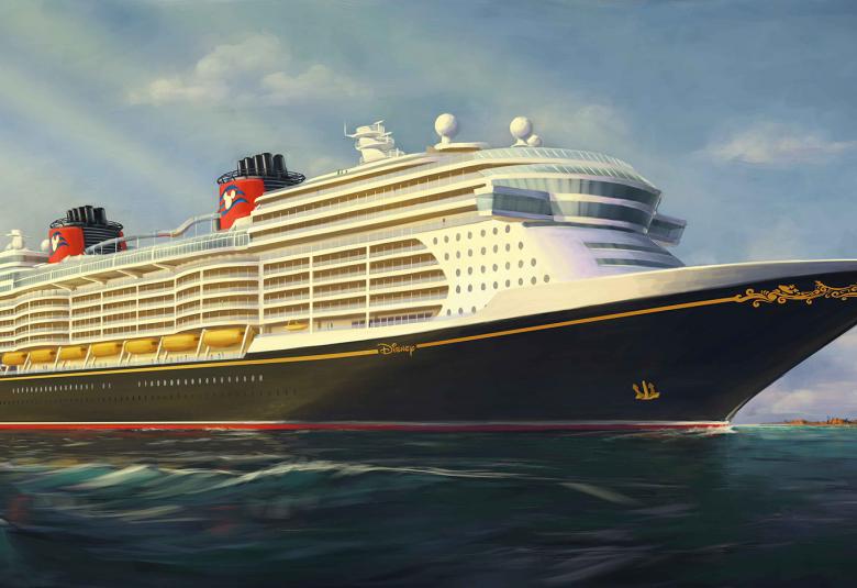 Rendering of the new Disney Cruise Line ship