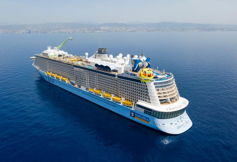 Odyssey of the Seas aerial in Cyprus