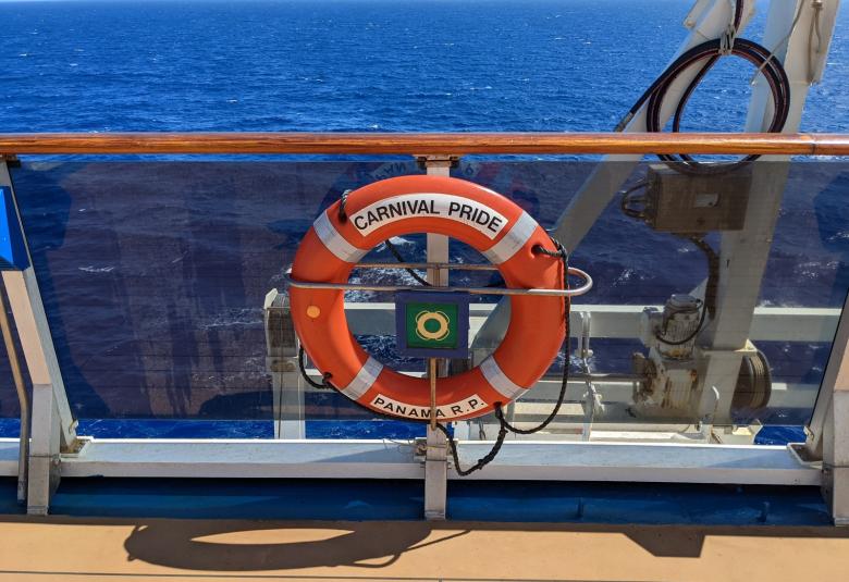 Carnival Pride life ring