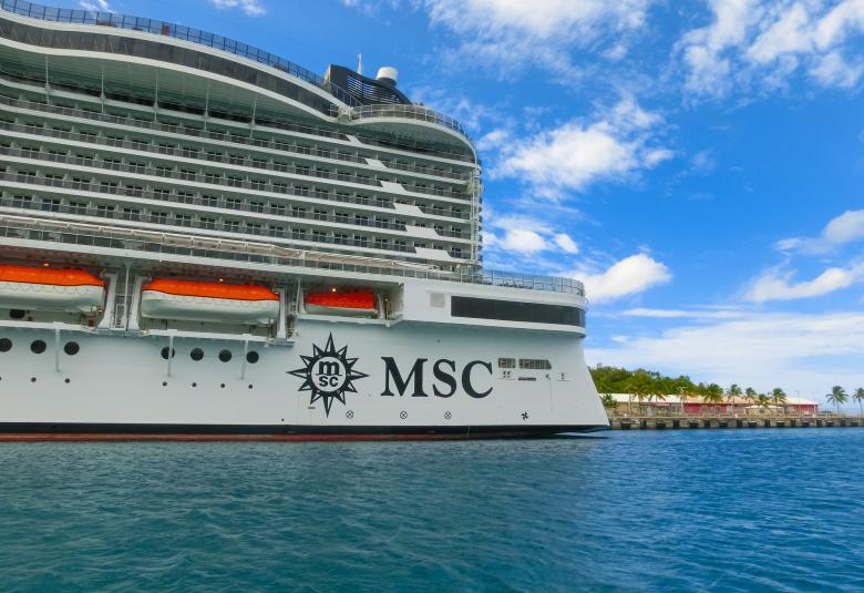 MSC ship docked