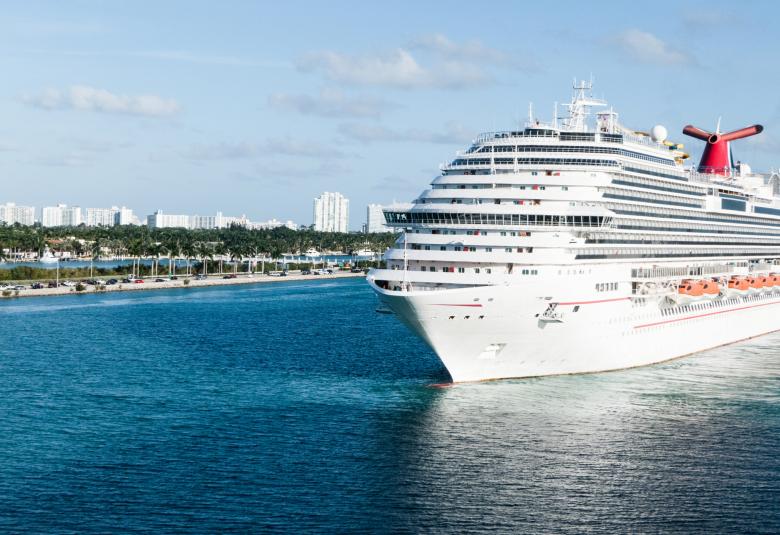 Carnival ship sailing