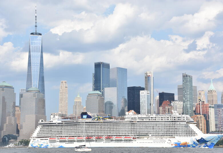 NCL ship in New York