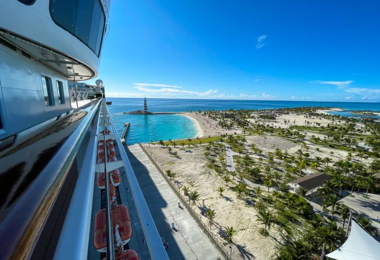 Ocean Cay as seen from cruise ship