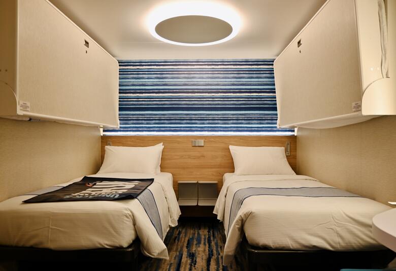 Inside cabin on Carnival Celebration
