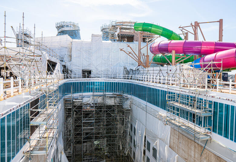 Water slides on Icon of the Seas