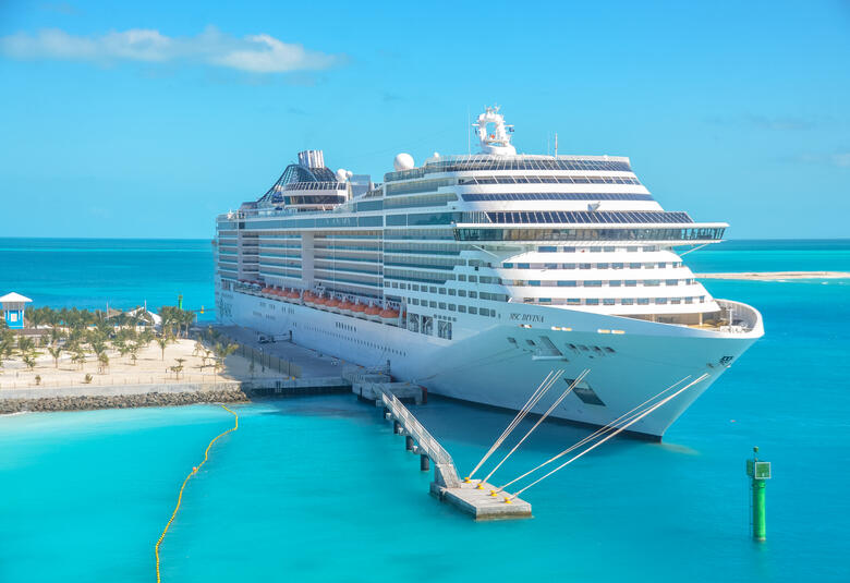 MSC Divina in Ocean Cay