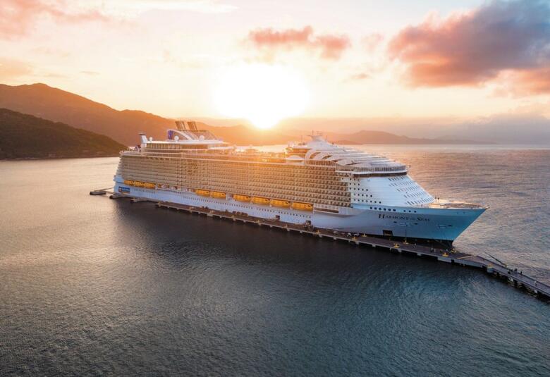 Harmony of the Seas docked