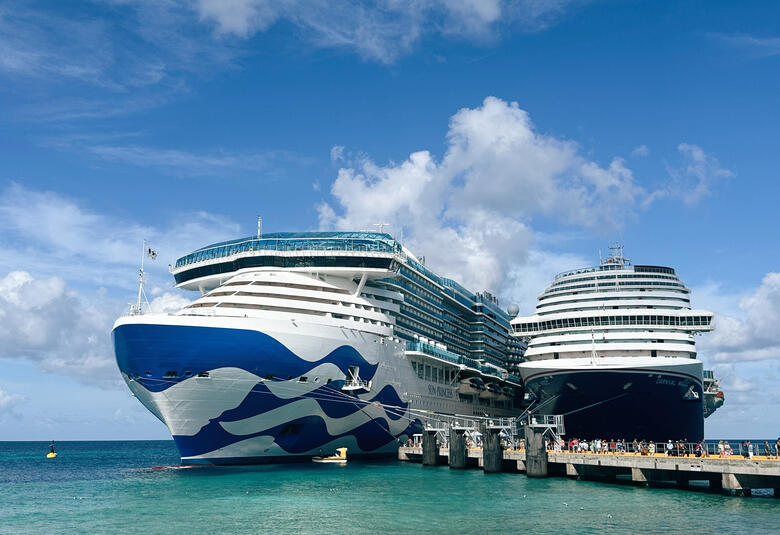 Carnival-and-Princess-Docked-Grand-Turks