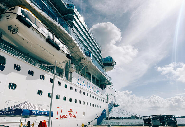 Sun-Princess-Docked-Nassau