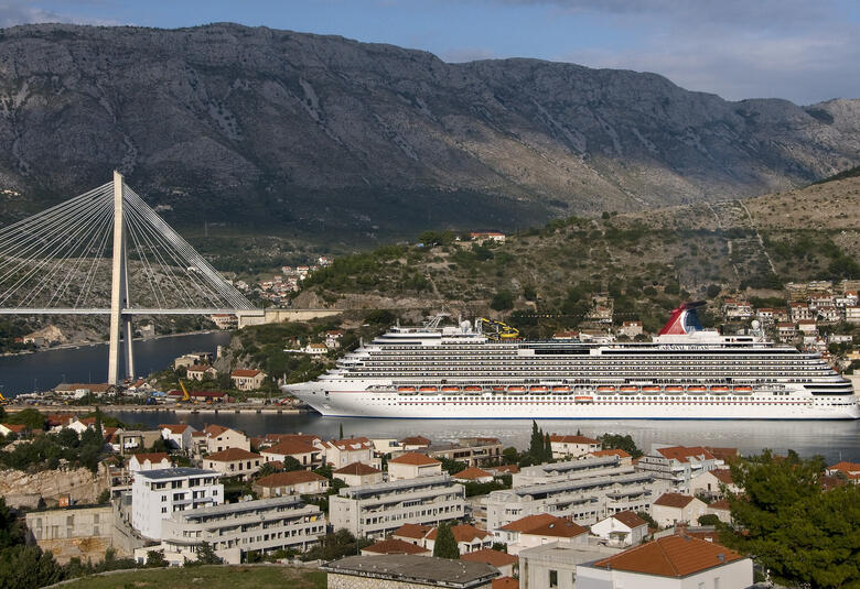 Carnival Cruise ship Docked