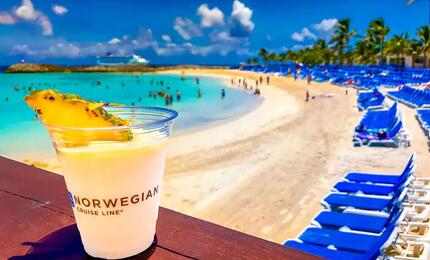 Drink at Great Stirrup Cay