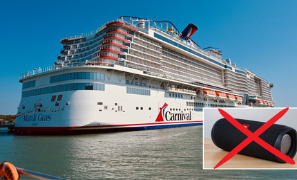 Carnival Cruise Line Bans Bluetooth Speakers