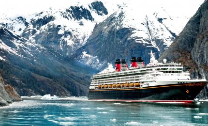 Disney Wonder sailing in Alaska