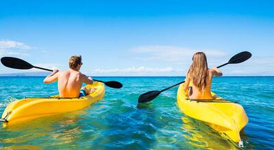 Kayak excursion in Bahamas