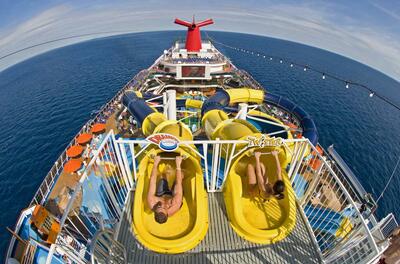 Waterslides on Carnival Dream