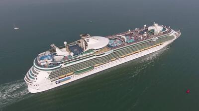 Independence of the Seas aerial