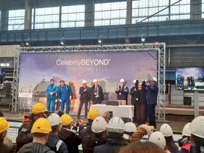 Celebrity Cruises Cuts Steel on Third Edge-Class Ship, Celebrity Beyond