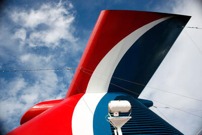 Carnival cruise ship stack