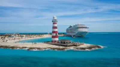 MSC docked in Ocean Cay