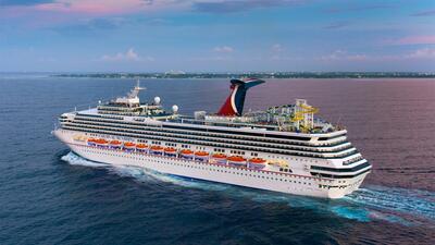 Carnival Sunshine aerial