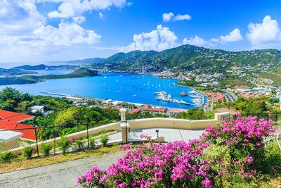 St Thomas panoramic view