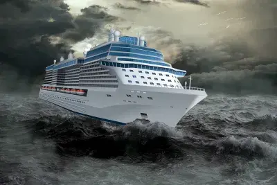 Why don't cruise ships tip over?