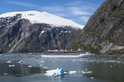 Carnival cruise ship in Alaska