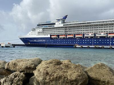 Celebrity Millennium docked in Curacao