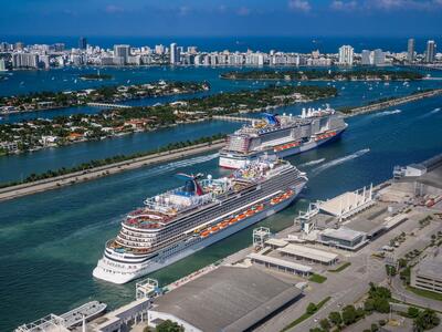 Carnival ships departing Miami