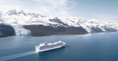 Princess cruise ship in Alaska
