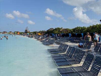 Half Moon Cay lounge chairs