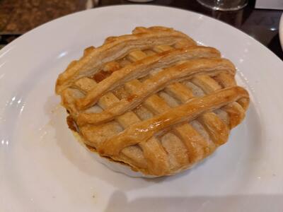 Pumpkin cheese pie on Carnival Pride