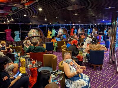 Halloween costumes on Carnival Pride