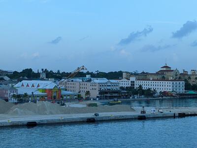 Nassau Bahamas port construction and dredging