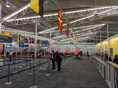 Empty Baltimore cruise terminal