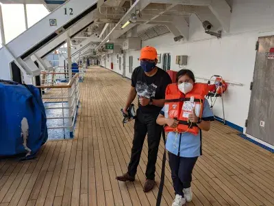 Carnival Pride muster drill