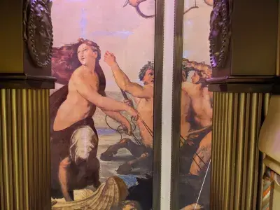 Atrium art on Carnival Pride